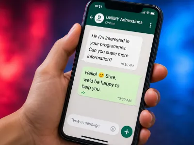 Placeholder for WhatsApp admissions support